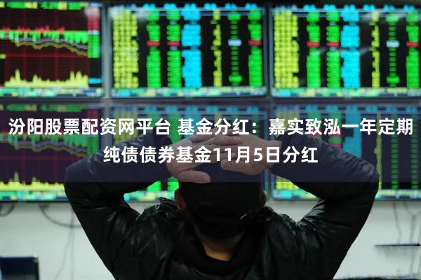 汾阳股票配资网平台 基金分红：嘉实致泓一年定期纯债债券基金11月5日分红